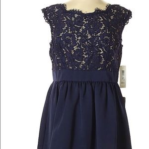 Women’s navy dress . Worn once